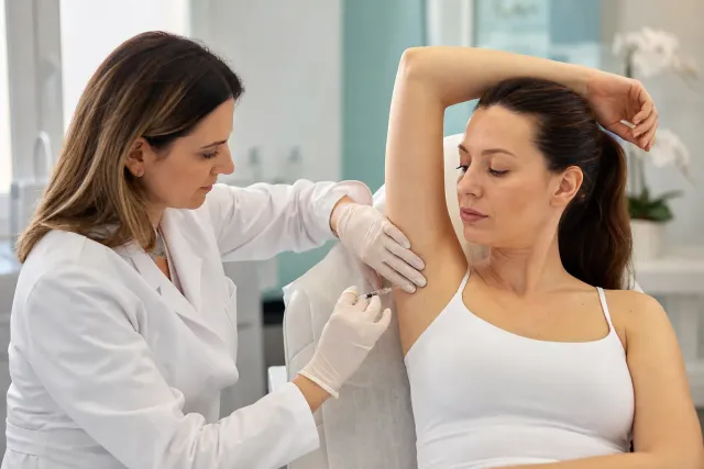 Sudorazione eccessiva di ascelle, mani e piedi — Illumina Medica