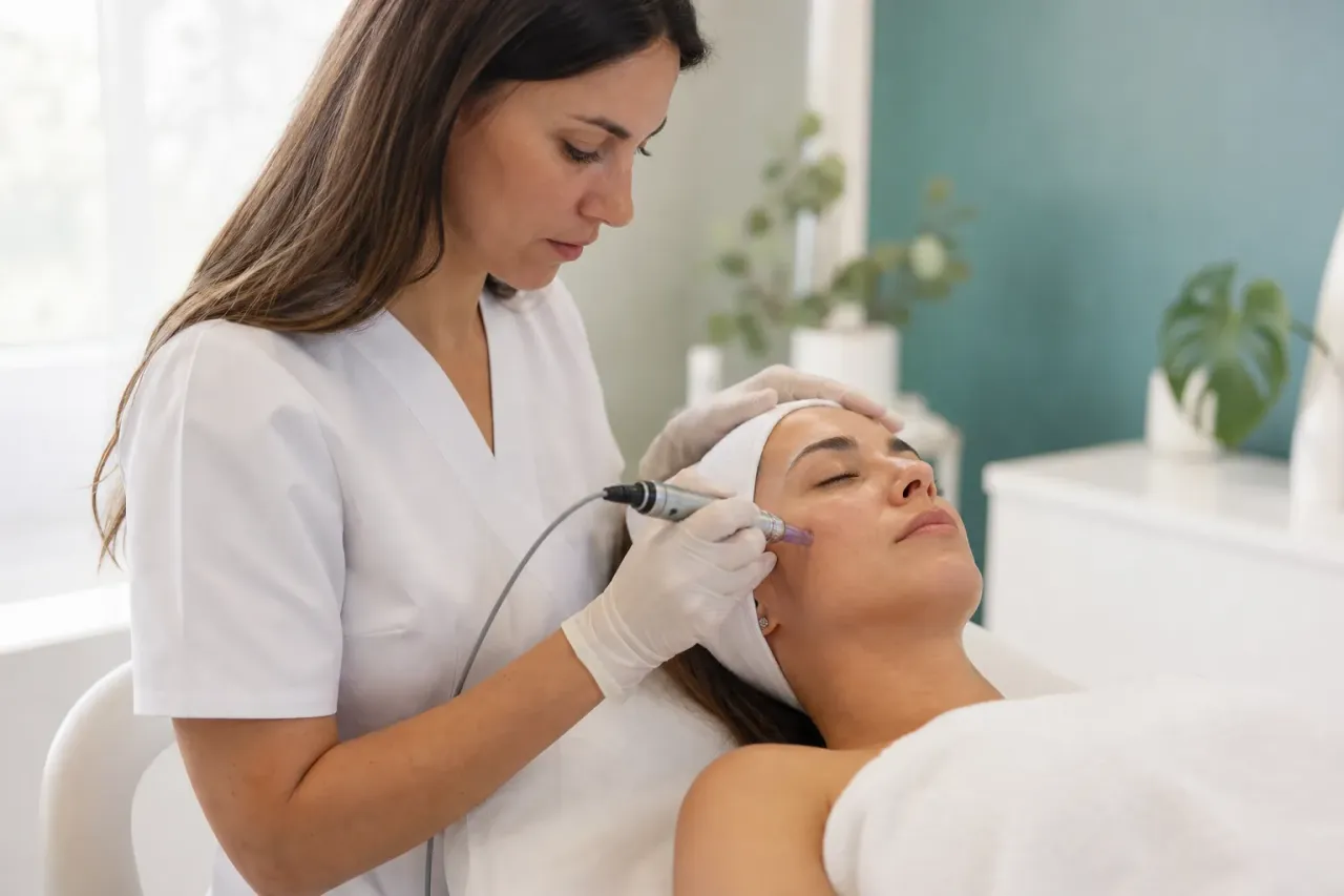 Trattamento presso Illumina Medica: Texture irregolare e segni della pelle