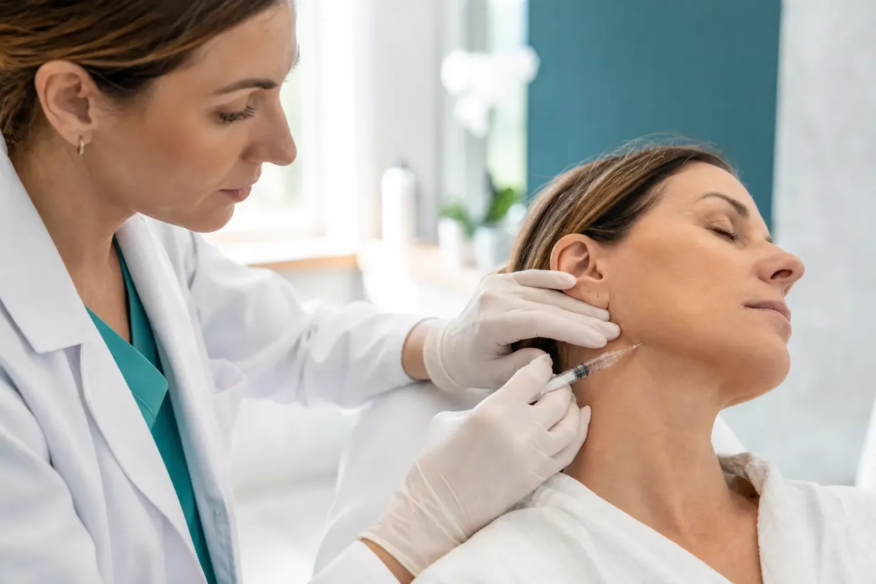 Trattamento presso Illumina Medica: Definizione del profilo di collo e mandibola